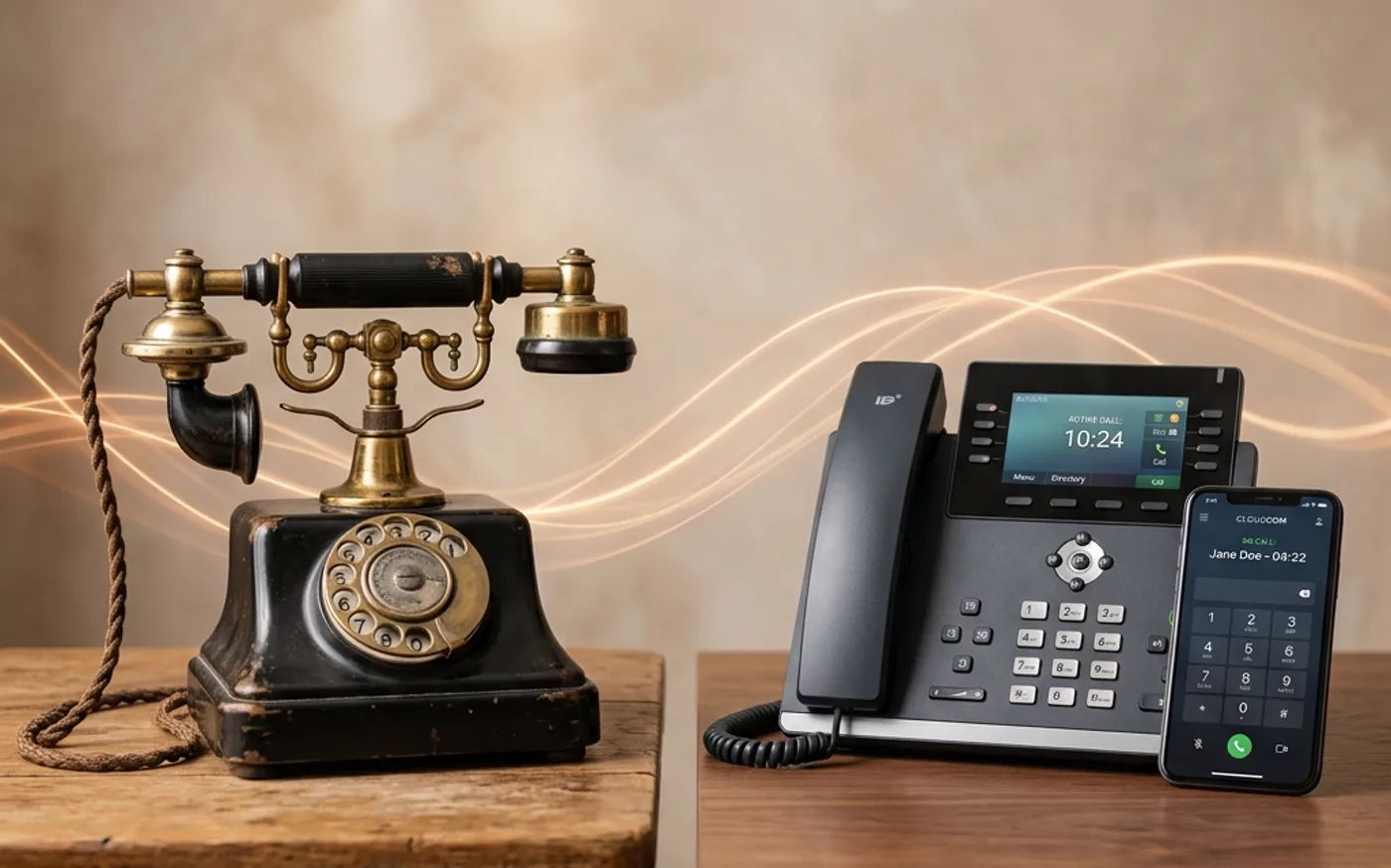Evolución de la telefonía: del teléfono rotativo al softphone moderno
